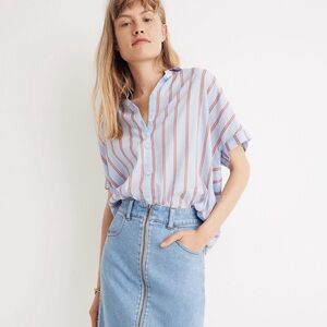 Madewell Central Shirt in Atwater Stripe